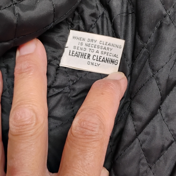 Vintage Harley-Davidson Women's Jacket Sz S/M Leather Biker Grunge - Picture 13 of 15